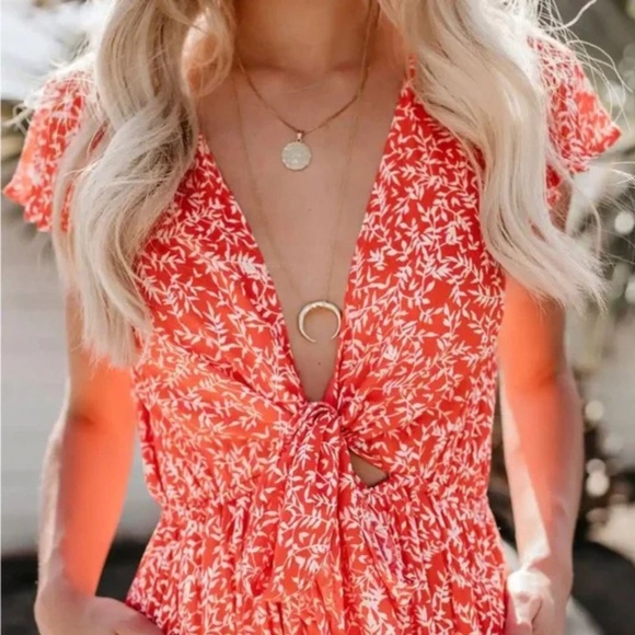 NWOT Vici Kissed By the Sun High Low Dress - Picture 1 of 7